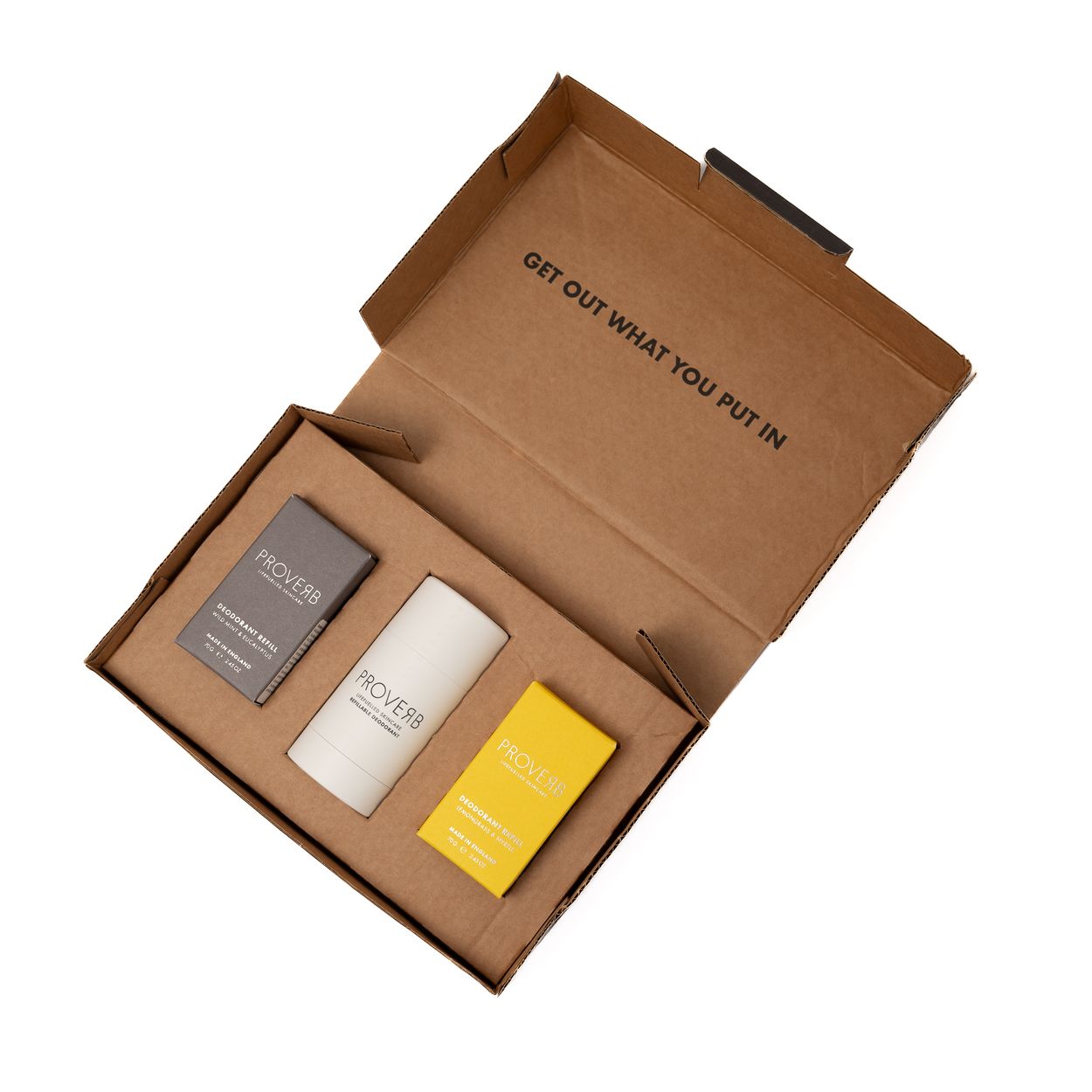 Proverb Gift packaging deodorants Dárkové balení deodoranty_