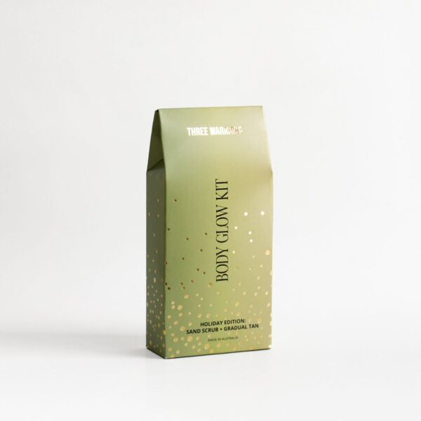 THREE WARRIORS Body Glow Kit Dárková samoopalovací sada BODY GLOW KIT
