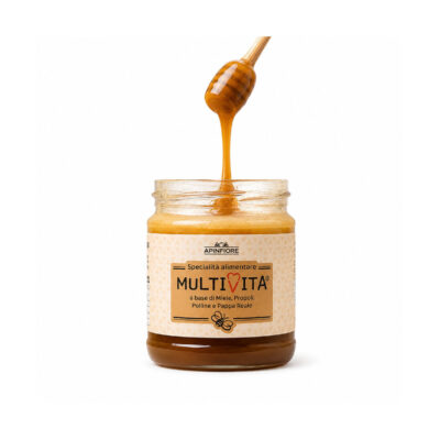 Apinfore Multivita – Honey, Pollen, Royal Jelly and Propolis Multivita med, pyl, mateří kašička a propolis