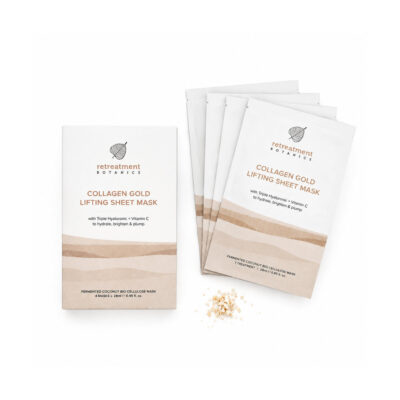 Collagen Gold Lifting Sheet Mask – 4 pack Anti age kolagenova maska s koloidnim zlatem