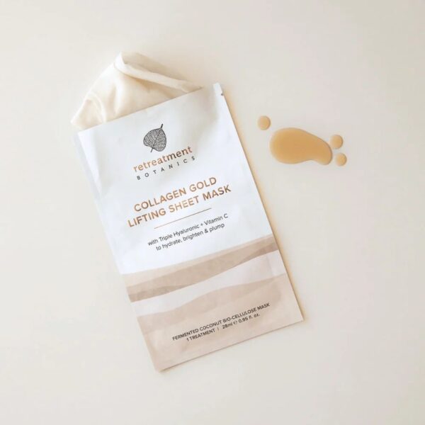 Collagen Gold Lifting Sheet Mask – 4 pack | Anti age kolagenová maska s koloidním zlatem 2
