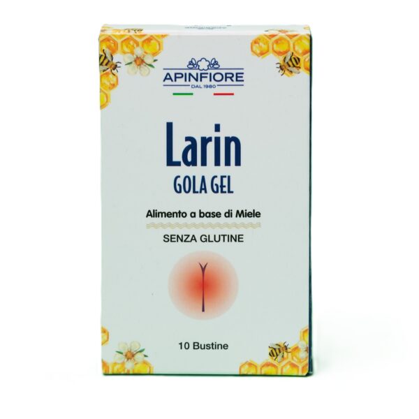 Apinfiore Larin Gola Gel – LARIN Gel pro úlevu v krku s medem