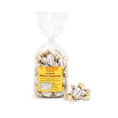 Apinfore Caramelle Goccia dOro al Miele e Liquirizia Bonbony Goccia dOro s medem a lékořicí