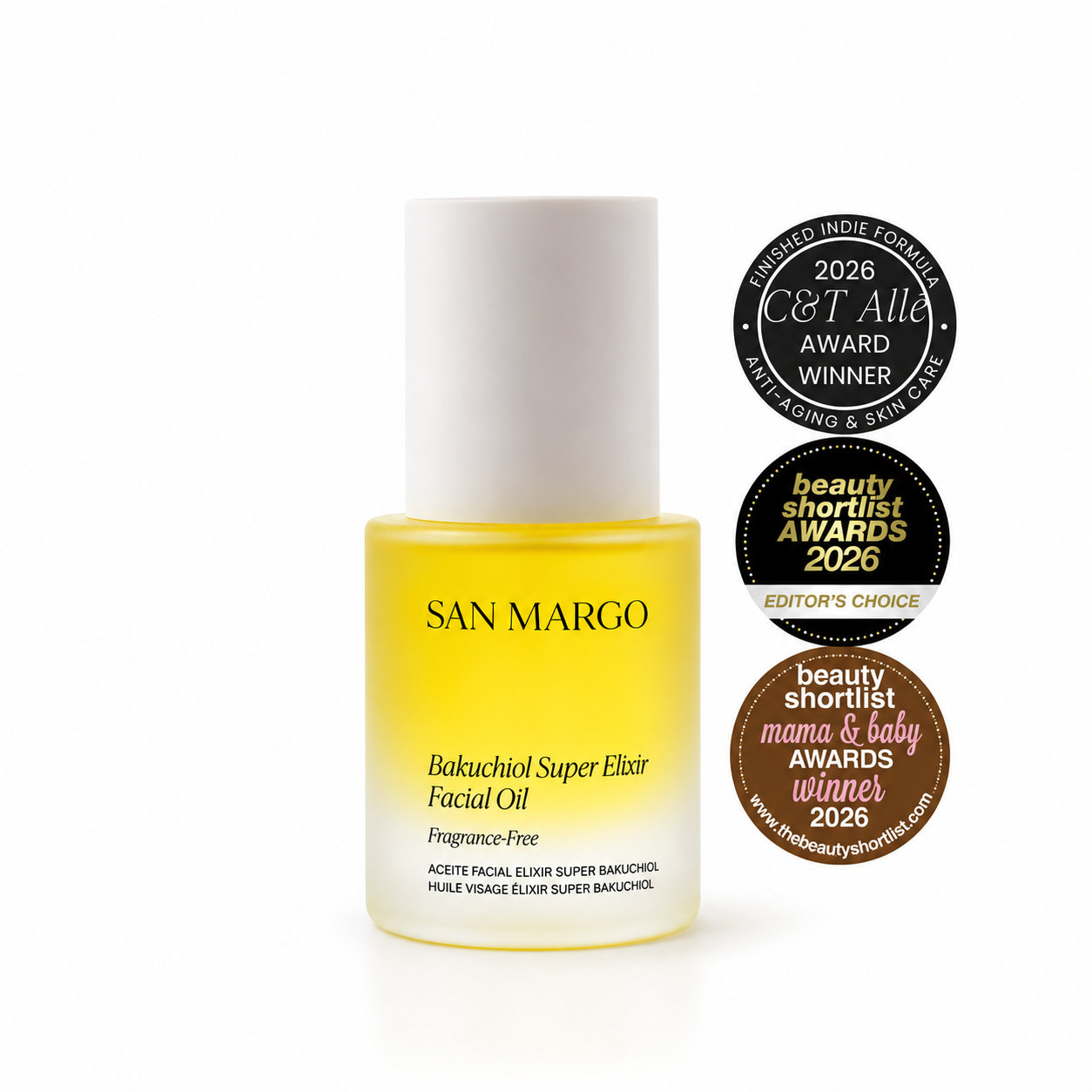 San Margo Bakuchiol Super Elixir Facial Oil Koncentrovany anti age pletovy elixir s 1 bakuchiolu 30ml 092026